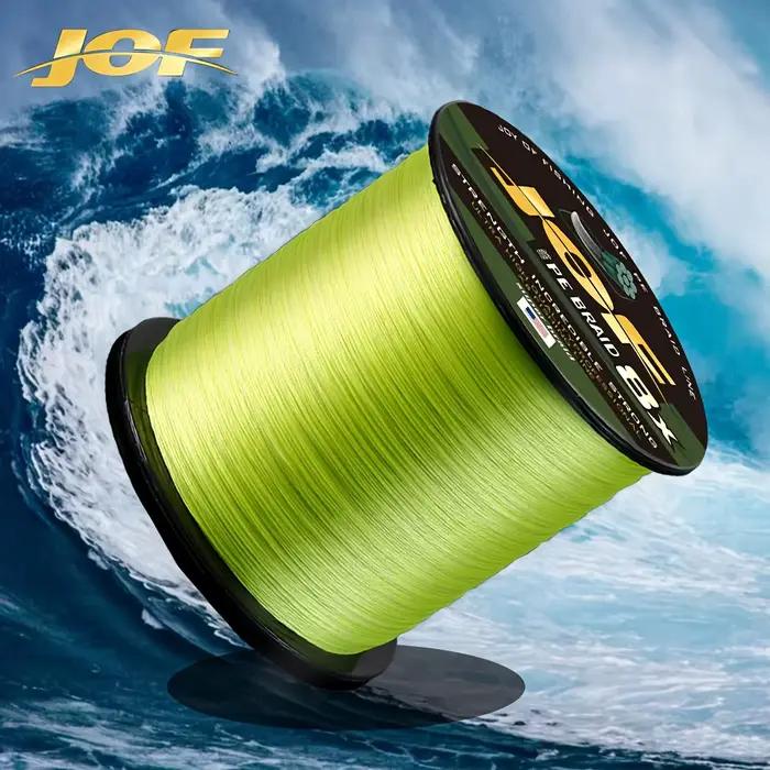 Ligne tressée JOF 8 brins 500M pour pêche à la carpe, accessoire pêche haute performance et durable