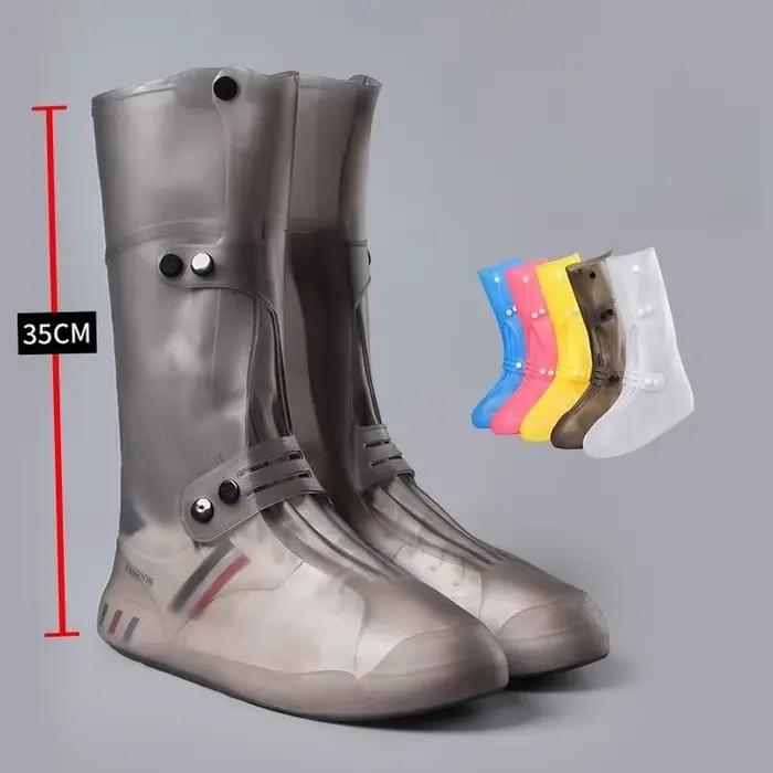Bottes de pluie longues légères galoches homme - Chaussures pêche confortables antidérapantes résistantes