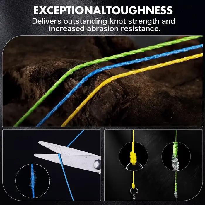 Ligne de pêche Zukibo 1000m 8-12 brins PE multifilament - Super résistante pour eau salée et pêche sportive