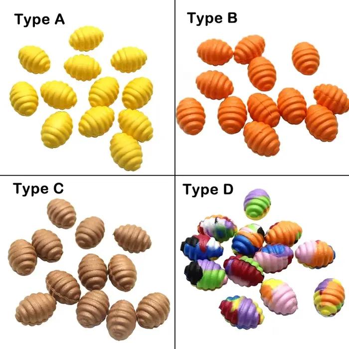 12 appâts flottants pop-up pour carpe - 7 types de chrysalides de ver à soie en forme de tour