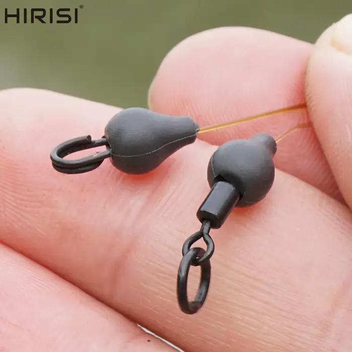Perles Chod Hirisi 0.42g avec Swivel pour montage Hair Rig - Accessoires pêche carpe AG211