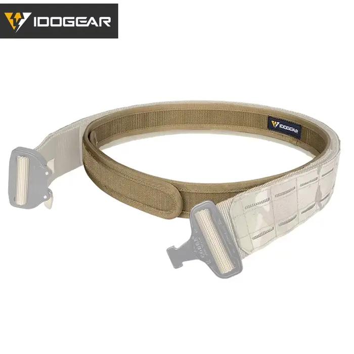 Ceinture intérieure tactique IDOGEAR 1.7" avec crochet liner pour ceinture de pêche professionnelle