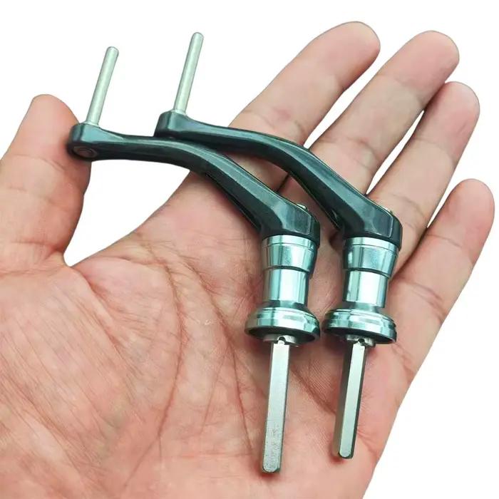 Manivelle de rechange pour moulinet sans poignée légère carbone compatible Shimano et Daiwa