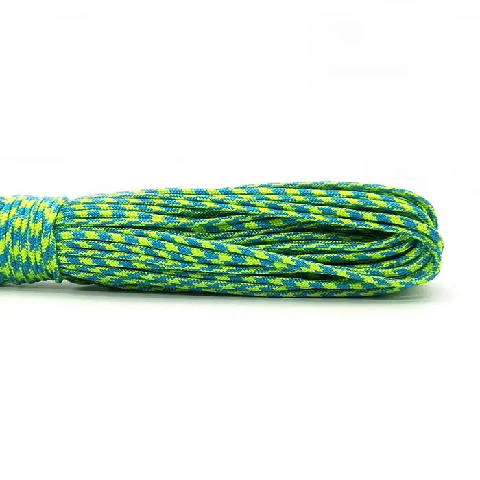Paracord 100 couleurs 31 mètres - Corde parachute pour pêche, camping et survie