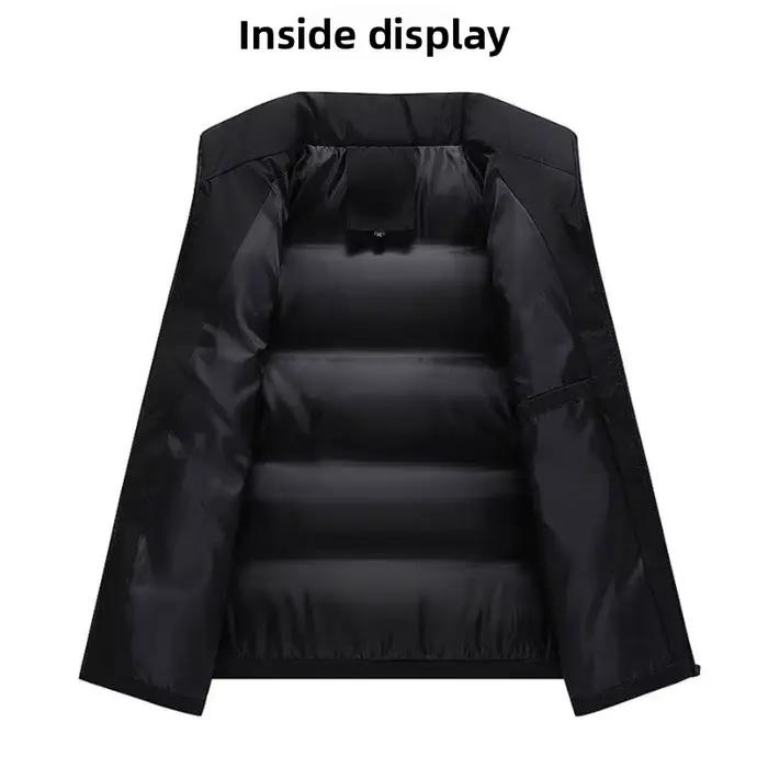 Gilet d'hiver pêche épais chaud respirant coupe-vent qualité premium pour hommes extérieur