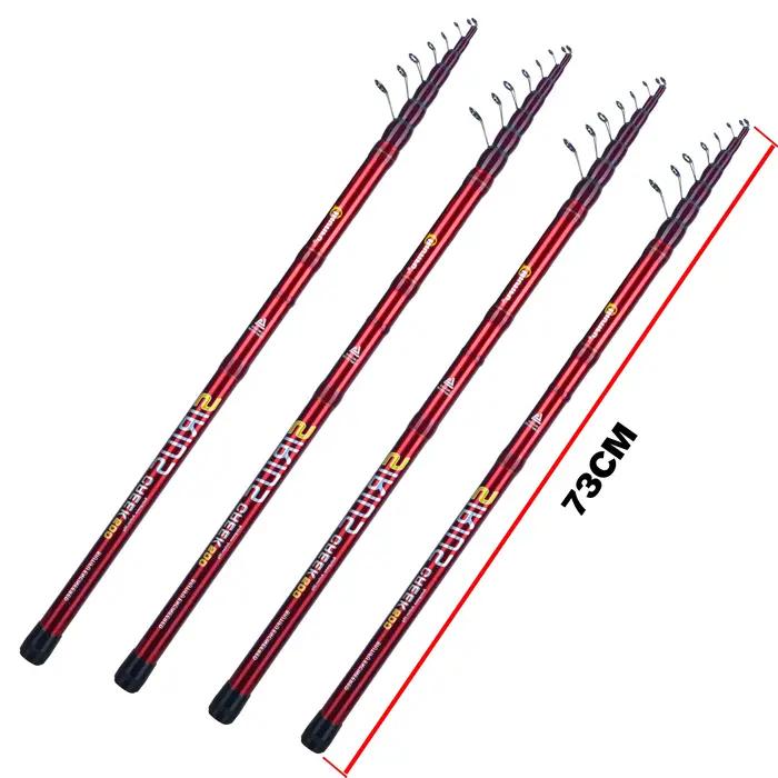 Canne télescopique Bolognese BIUTIFU T800 Carbone Ultra-Léger 30g pour pêche à la truite en extérieur