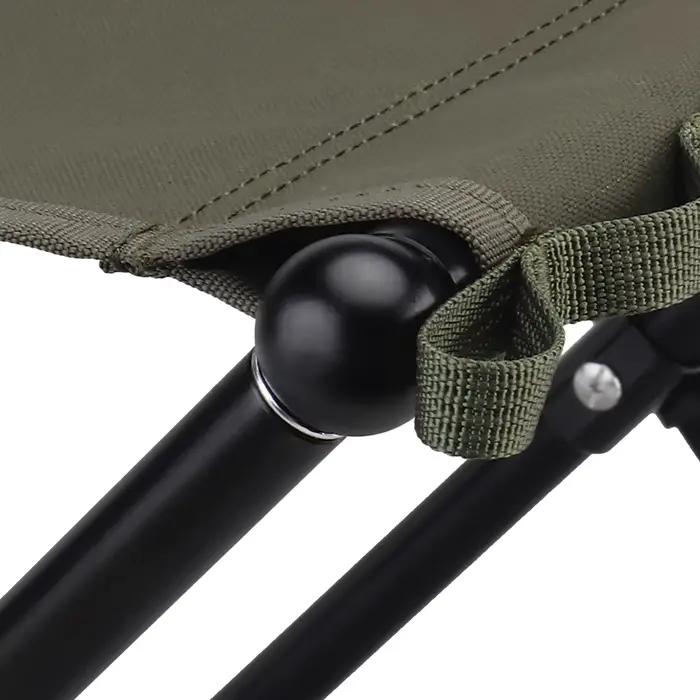 Tabouret pliable tactique en alliage aluminium léger pour chasse, camping, pêche et équipement randonnée