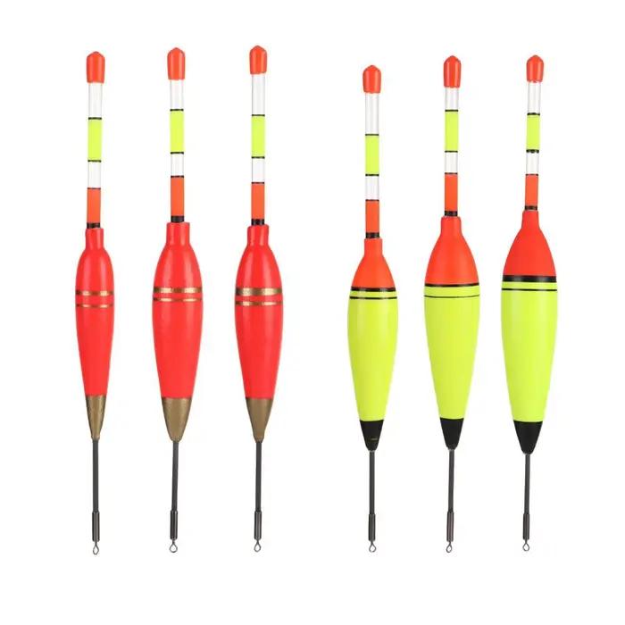 Flotteur de pêche lumineux EVA longue durée pour nuit, vertical et léger 6g à 30g, bâton lumineux flottant