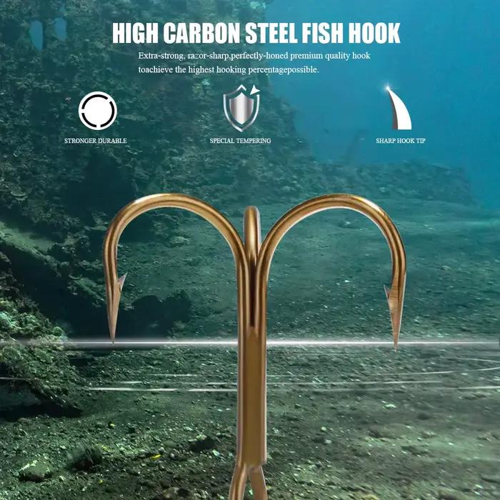 Fish King spinner lure cuillère 4.5g à 27.1g pêche brochet métal leurre dur avec hameçons