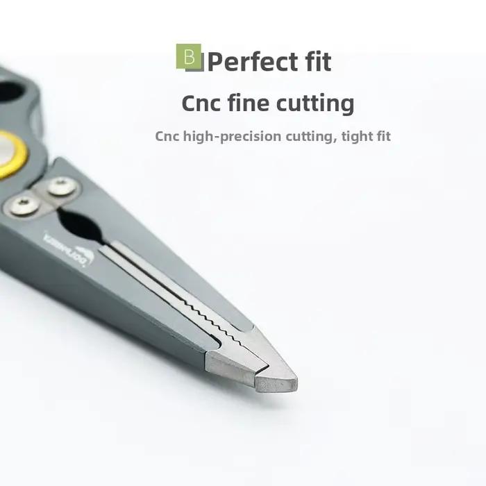 Pince à ceinture Luya Control avec balance en alliage d'aluminium - Légère et multifonction pour gros poissons