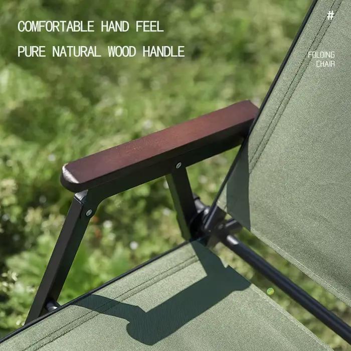 Chaise de camping pliante BISINNA Outdoor - Portable pour pêche, randonnée et plage