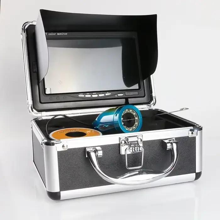Système de pêche sous-marine WF01B IP68 avec 18 LED et visière anti-reflets pour câbles 15/30/50m optionnels étanches