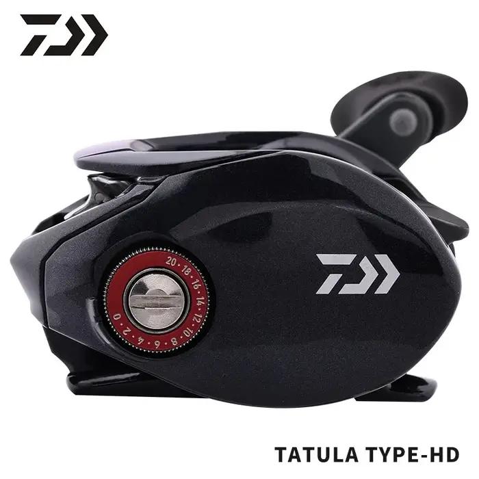 Moulinet baitcast Daiwa Tatula HD 7+1BB pour pêche en mer - Rapport 6.3/7.3 et traînée 6kg