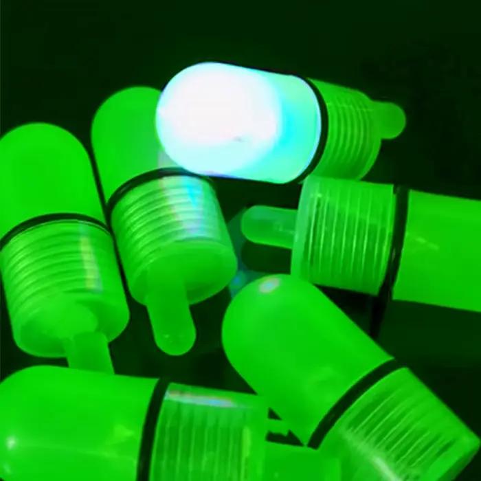 20 anneaux lumineux LED pour canne à pêche - Alarme de touche sonore et visuelle pour pêche nocturne
