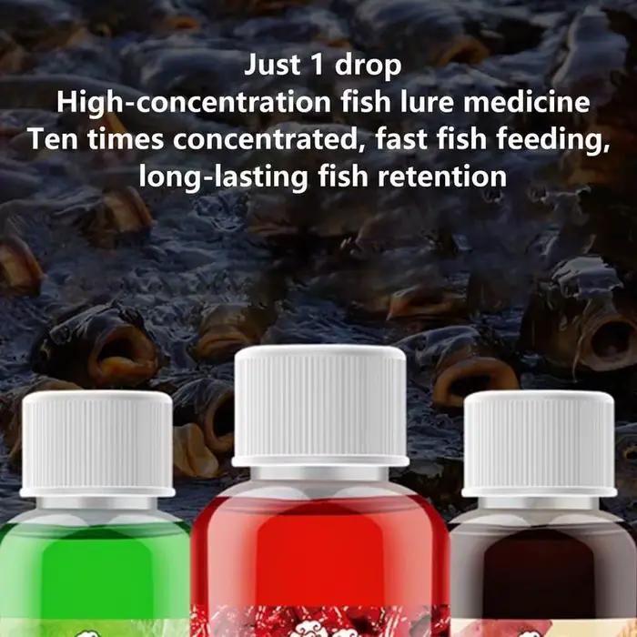 Concentré attractant poissons 60ml - Liquide ver rouge haute concentration pour truite, cabillaud, carpe, perche