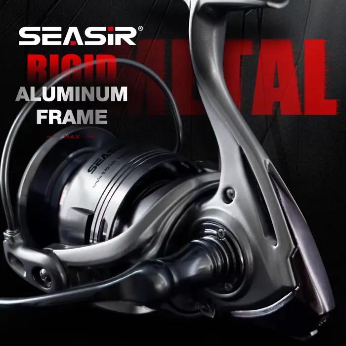 Moulinet spinning SEASIR CONTRA MAX 25KG drag - Corps aluminium 9+1BB pour pêche mer puissante