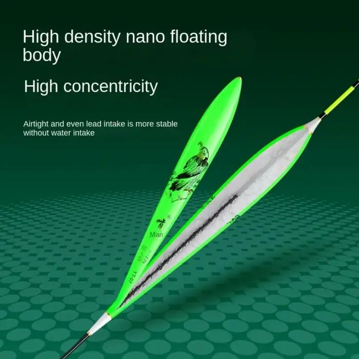 Flotteur leurre triangulaire 2024 pour pêche rocheuse - tube coulissant avec indicateur lumineux sensible