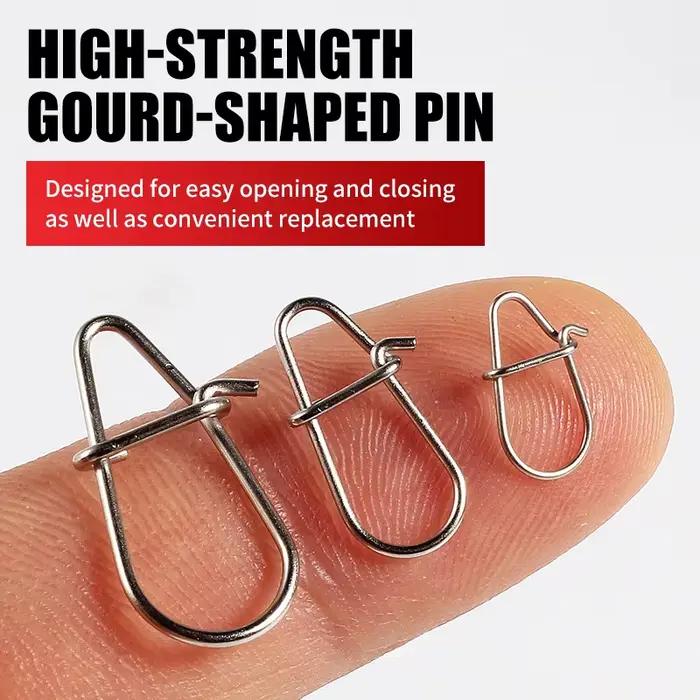Snaps Supercontinent pour leurres crankbait - Attaches rapides duo lock résistantes à l'eau salée