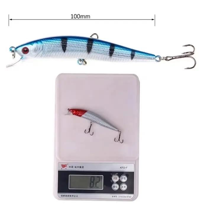 Leurre minnow flottant 8.2g 10cm pour pêche en bateau océanique plage lac rivière étang stream occasions spéciales