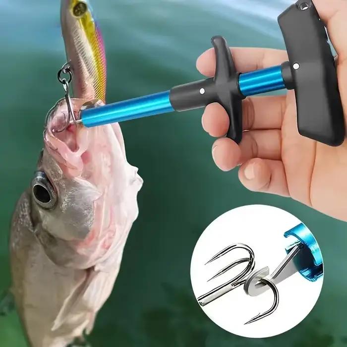 Décrocheur de hameçons en aluminium portable - Outil de sécurité pour retirer les hameçons facilement