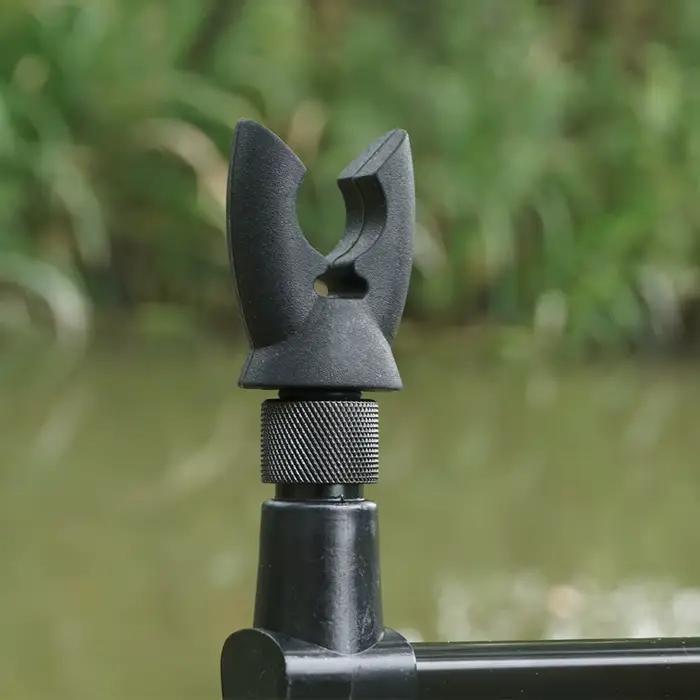 Tête de support de canne avec grip caoutchouc pour alarmes de pêche à la carpe - Modèle AC170