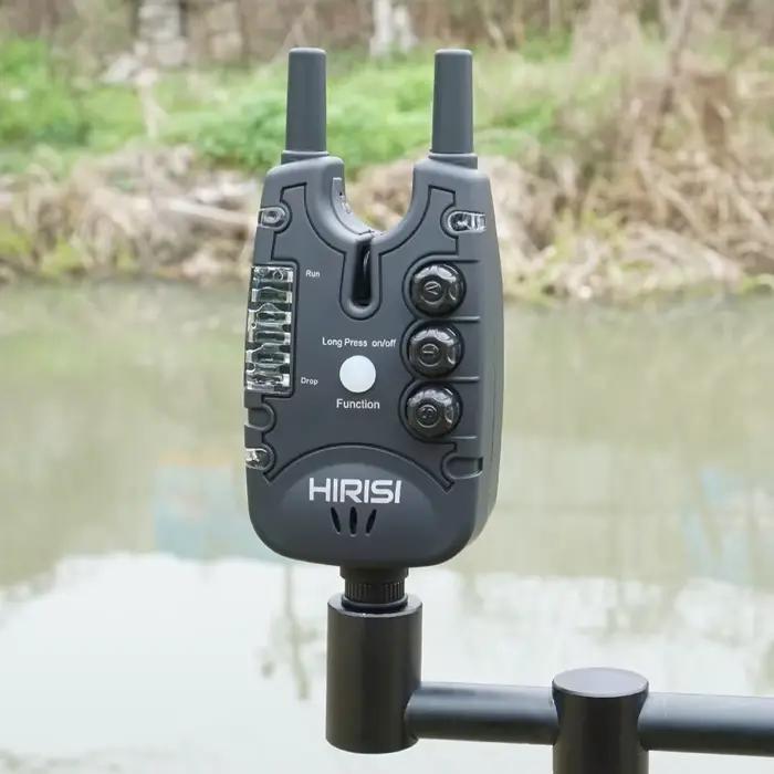 Alarme de touche pour pêche à la carpe Hirisi B150, volume et sensibilité réglables avec LED