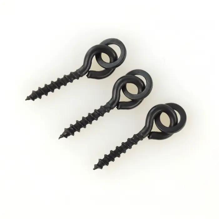 Hirisi 20 pièces vis à boilies pour carp fishing avec anneau solide outil appât chod rigs