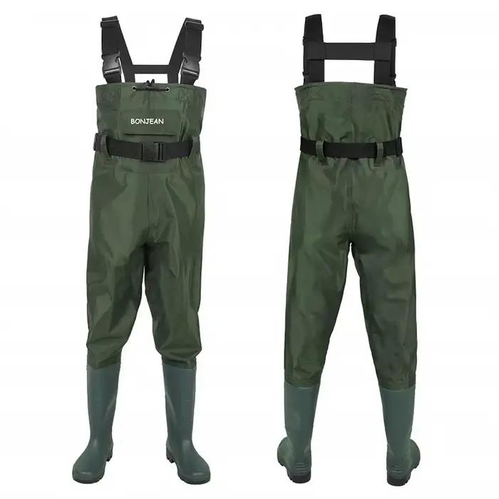 Kit waders poitrine bottes pêche imperméable - Combinaison respirante durable rafting chasse outdoor homme femme