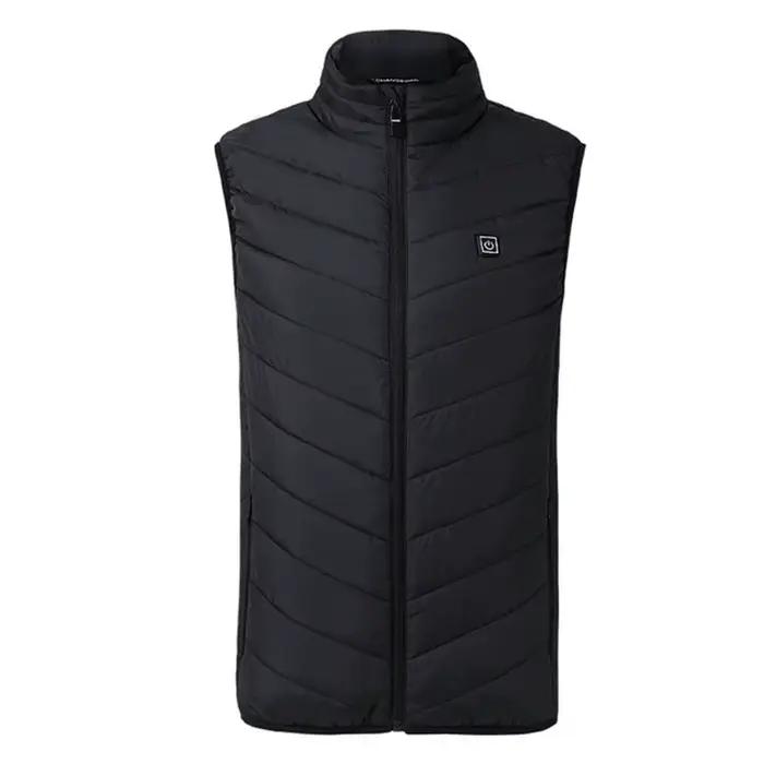 Veste chauffante homme 17 zones infrarouge pour sport randonnée hiver taille 5XL