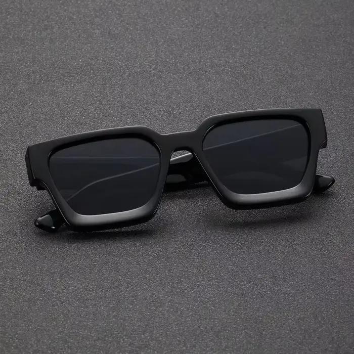 Lunettes carrées unisexes pêche plage - Monture plastique légère pour pêcheurs photographes