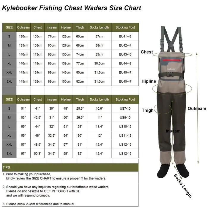 Waders de pêche respirants homme convertible léger pantalon cuissardes pour pêche à la mouche