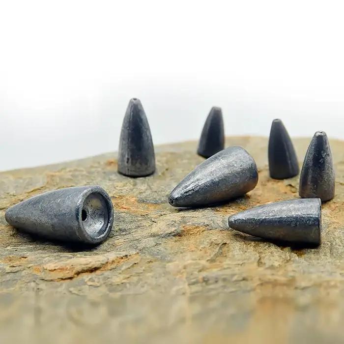 Plombs pêche bullet DNDYUJU 2g à 20g - Set Texas Rig eau douce - Poids plombés pour montages pêche