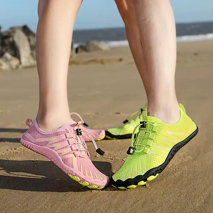 Chaussures aquatiques cinq doigts séchage rapide homme femme pêche plage natation randonnée aquatique