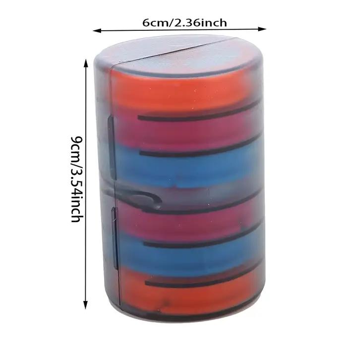 Boîte à ligne principale avec plateau d'enroulement - 6 à 10 bobines en silicone pour rangement pêche