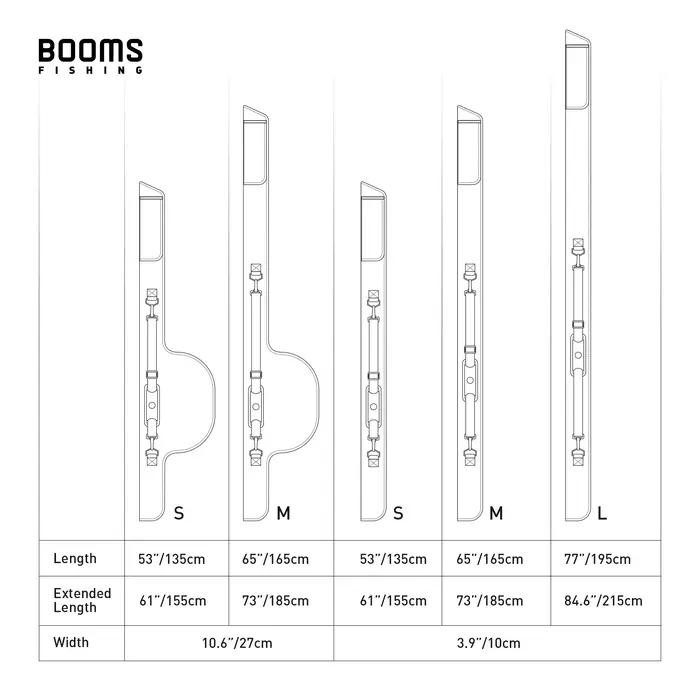 Housse de canne à pêche pliable Booms Fishing PB4 monocouche en nylon pour cannes et moulinets multiples occasions pêche淡水区段,请告诉我这段HTML内容描述的是什么产品?