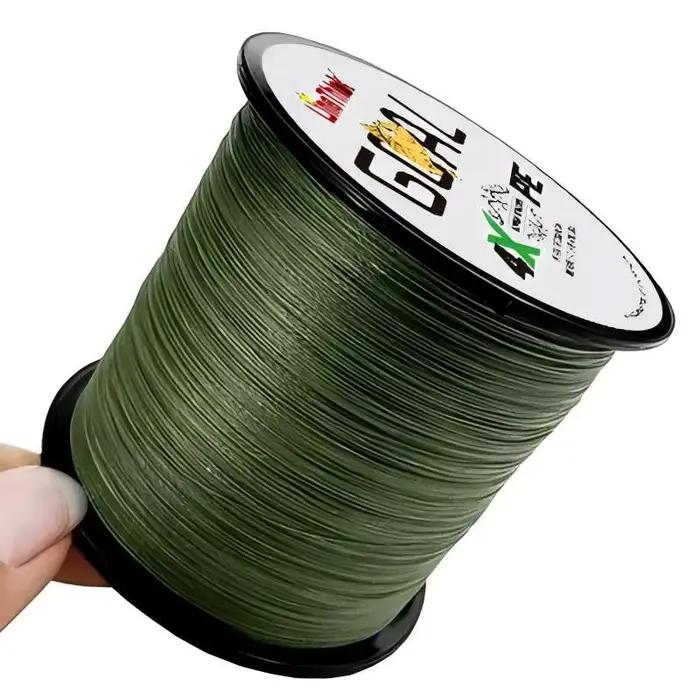 Ligne de pêche japonaise 4 brins LineThink 300 m en fibre PE multifilament haute résistance