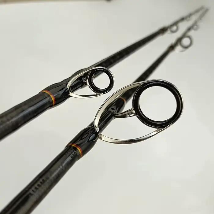 Canne pêche carbone slow jigging mer - 1.68-1.95m puissance M ML pour bateau haute mer spinning