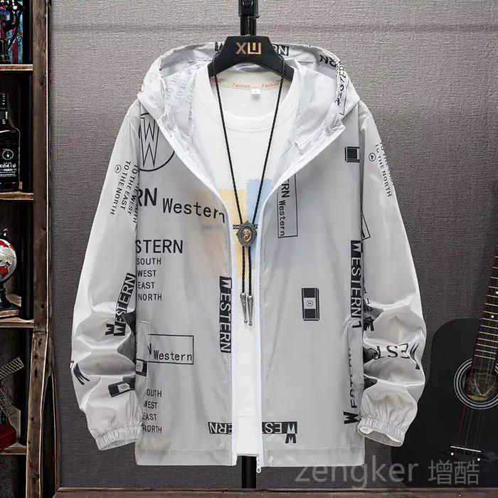 Veste légère protection solaire grande taille 7XL 6XL 5XL été pêche étudiants outdoor marée
