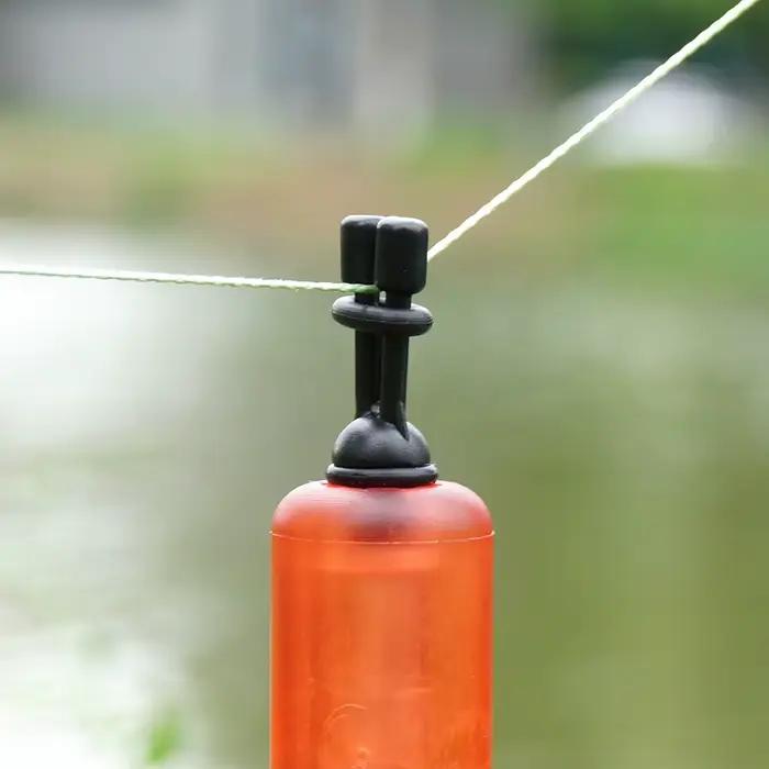 Indicateurs de touche Hirisi 2 pièces avec tubes fluorescents amovibles 6 couleurs pour pêche carpe
