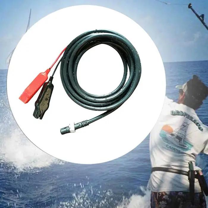 Câble d'alimentation 3m pour moulinets électriques Daiwa/Shimano - Connecteurs doubles - Accessoire pêche