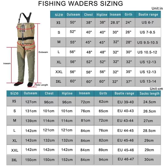 Waders convertibles respirants pour pêche à la mouche - Pantalon de pêche léger avec fermeture éclair pour hommes