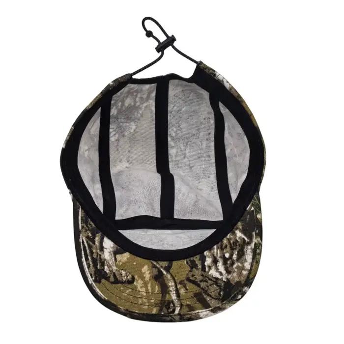 Casquette 5 Panels Camouflage Feuilles Jungle Pour Pêche Outdoor Homme Adulte Unisexe Style Sport Polyvalente Occasions Nature Aventures