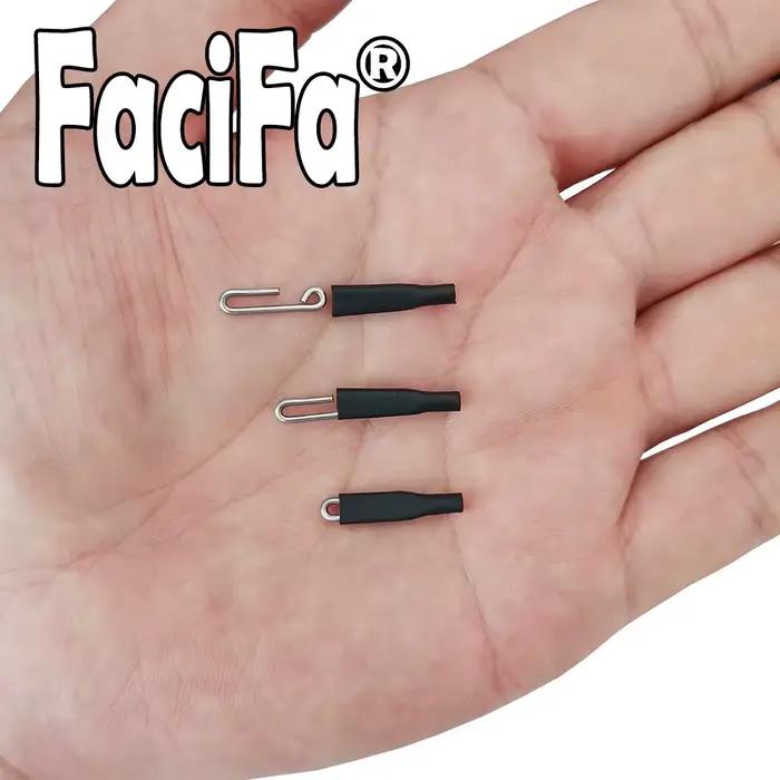 100 pièces émerillons rapides snaps pêche sécurité raccords crochets accessoires pêche rapides