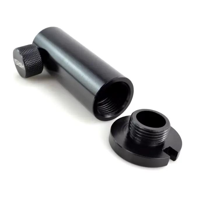 Support de canne en aluminium pour pêche à la carpe - Porte-canne réglable avec vis pour plateforme