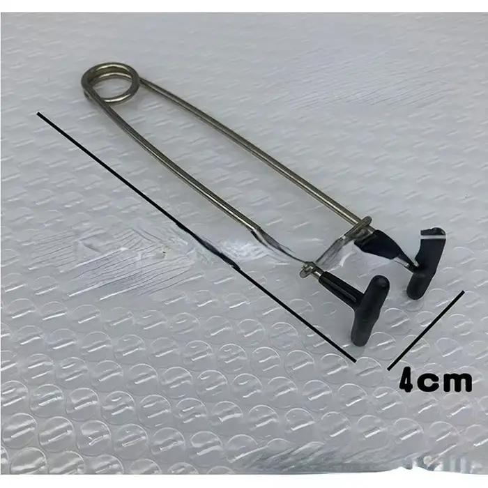 Écarteur bouche poissons acier inoxydable portable - Outil pêche décrochage mâchoires poissons