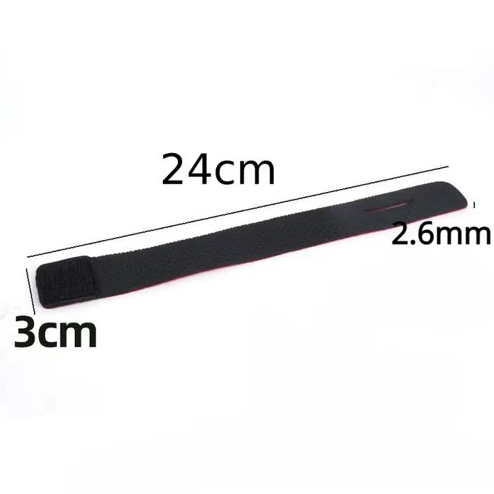5/10 sangles élastiques anti-dérapantes pour canne à pêche - Bande de fixation réutilisable pour accessoires