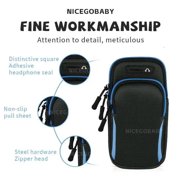 Brassard running téléphone étanche léger pour sport outdoor hommes femmes accessoire sportif