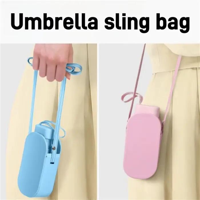 Mini parapluie anti-UV pour pêche, protection solaire et pluie, léger et compact