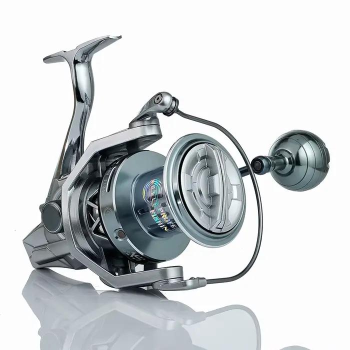 Moulinet de pêche surfcasting mer résistant 35kg, métal et anti-corrosion pour pêche sportive