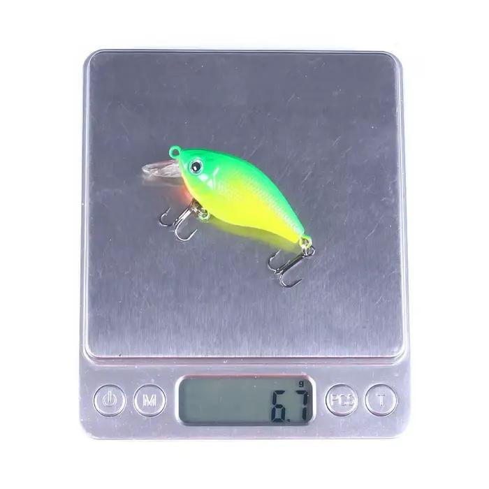 Set 5Pcs Crankbait 4.4g 5cm - leurres crank pour pêche en surface du black bass, brochet et poisson rock
